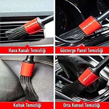 Araç Detay Temizlik Fırçası Seti