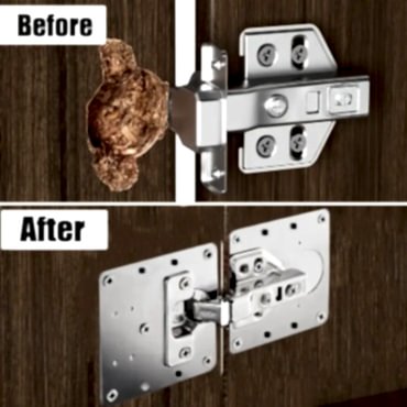 Paslanmaz Çelik Menteşe Onarım Plakası