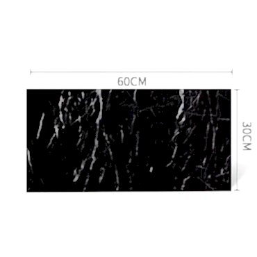 Siyah Mermer Desenli Alüminyum Plastik Duvar Sticker