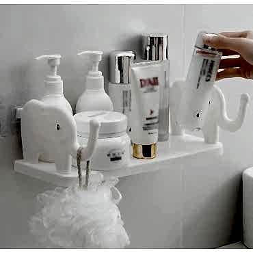 Fil Desenli Yapışkanlı Çok Amaçlı Raf