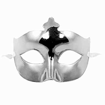 Gümüş Parlak Balo Maskesi