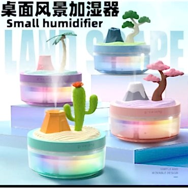 Doğa Temalı Mini Nemlendirici