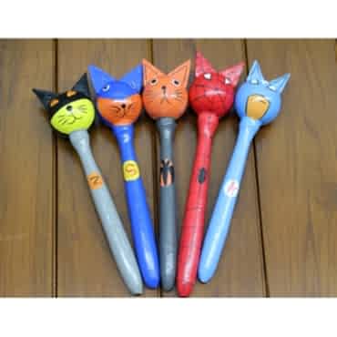 Ahşap 5'li Marakas Seti Model 2