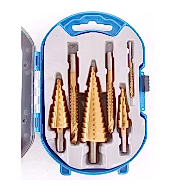 6 Parça Kademeli Matkap Ucu Seti 