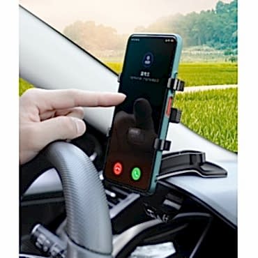 Araba Gösterge Üstüne Takılan 360 Oynar Başlıklı Telefon Tutucu