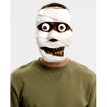 Sallanan Yaylı Oynar Gözlü Mumya Maskesi 