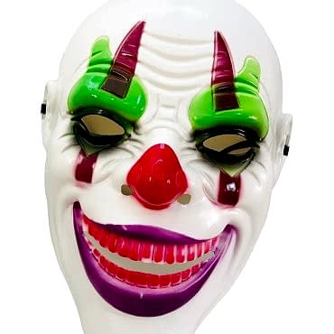 Psikopat Palyaço Temalı Joker Maskesi 