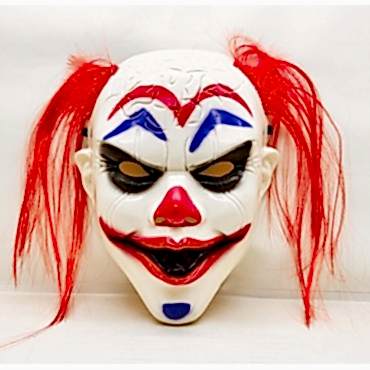 Kızıl Saçlı Joker Palyaço Maskesi 