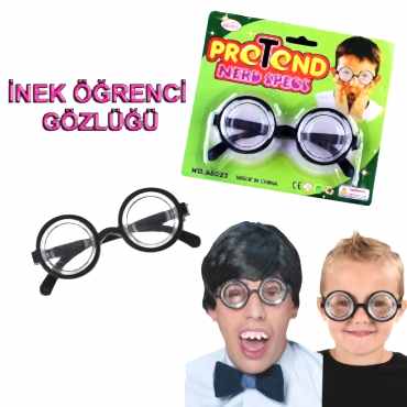 İnek Öğrenci Şaka Gözlüğü 