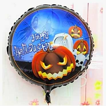 Happy Halloween Balkabağı Folyo Balon 18 inç