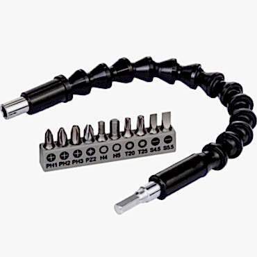 Esnek Şaftlı Tornavida Ucu Seti