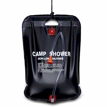 20 Litre Solar Isıtıcılı Kamp Duş Torbası 