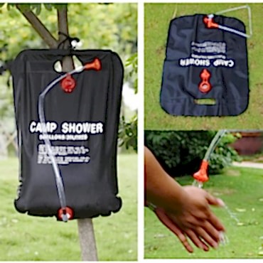 20 Litre Solar Isıtıcılı Kamp Duş Torbası 