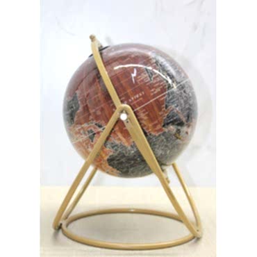 Dekoratif Metal Standlı Dünya Küre - Model 1