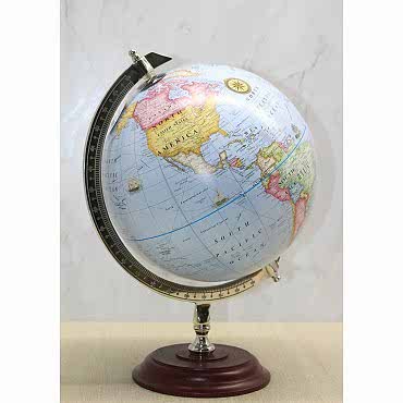 Dekoratif Masaüstü Dünya Küre - Model 13
