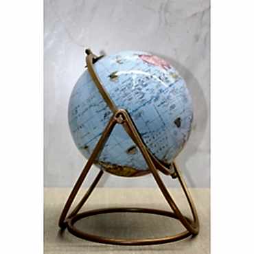 Dekoratif Metal Standlı Dünya Küre - Model 2