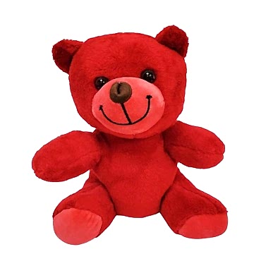 Kırmızı Peluş Oyuncak Ayıcık