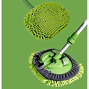 Yedek Bezli Mikrofiber Araba Yıkama Fırçası 