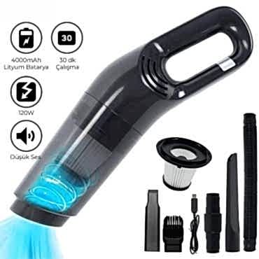 5 Başlıklı Araç Süpürgesi 