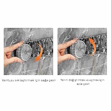 Güçlü Lüks Vantuzlu Askılık 