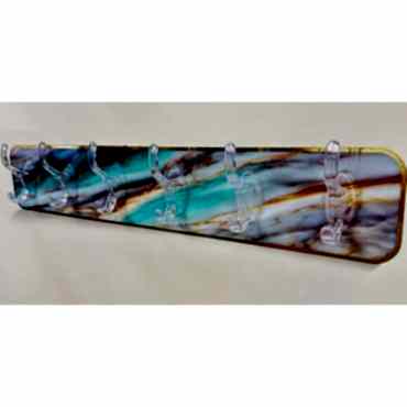 Mermer Desenli Yapışkanlı Askılık 