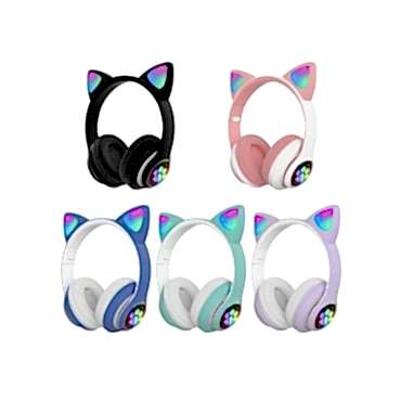 Kedi Figürlü Bluetooth Kulaklık