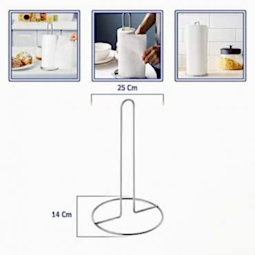 Dik Kağıt Havluluk Krom Renk 