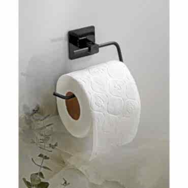 Metal Siyah Tuvalet Kağıtlığı 