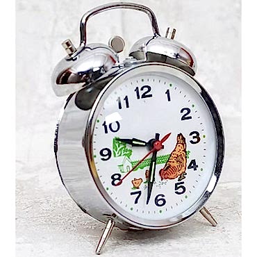 Nostaljik Kurmalı Horozlu Çalar Saat Büyük Boy