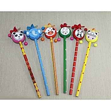 Ahşap Hayvan Figürlü Kurşun Kalem 