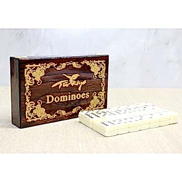 Ahşap Kutulu Domino Oyunu Model 3