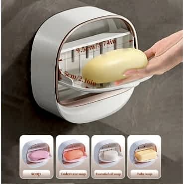 Drenaj Hazneli Kapaklı Katı Sabunluk 