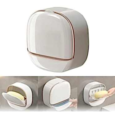 Drenaj Hazneli Kapaklı Katı Sabunluk 