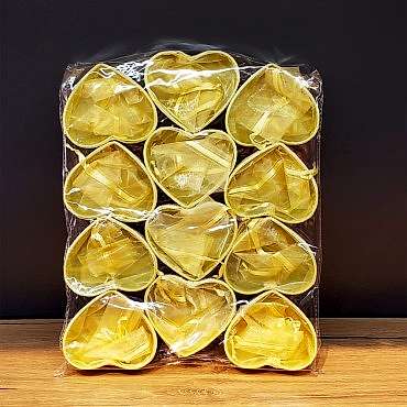 Sarı Kalpli Tül Kese