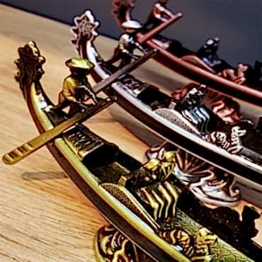 Metal Dekoratif Venedik Kayık