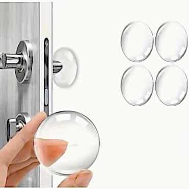 Şeffaf Silikon Mobilya ve Kapı Durdurucu Darbe Pedi 4'lü Set