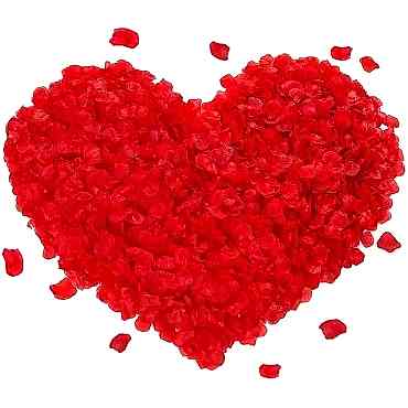 Kırmızı Renk Gül Yaprağı – 5 Paket 500 Adet