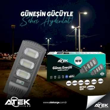Güneş Enerjili Sokak Lambası 120 W