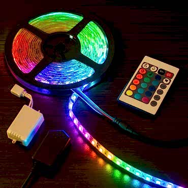 RGB Şerit 54 LED Kumandalı USB Bağlantılı