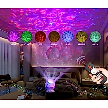 Çatlak Dinozor Yumurtası Tasarımlı Projektörlü Gece Lambası Bluetooth Özellikli 