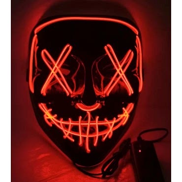 LED Işıklı Turuncu Maske 