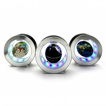 Manyetik Küçük Boy Yuvarlak Ledli Dünya Küre