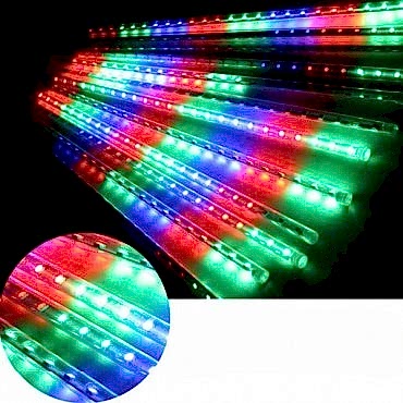 Solar Meteor Tüp Bahçe Dış Mekan Aydınlatma LED 8 Adet