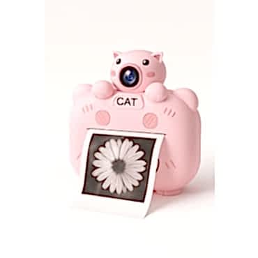 Kameralı Fotoğraf Yazıcısı Pembe Renk