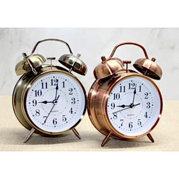 Antik Metal Çalar Saat Model 2