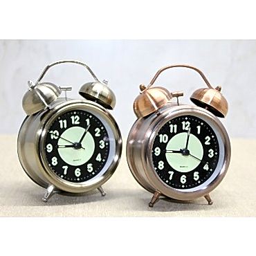 Antik Metal Çalar Saat Küçük Boy 