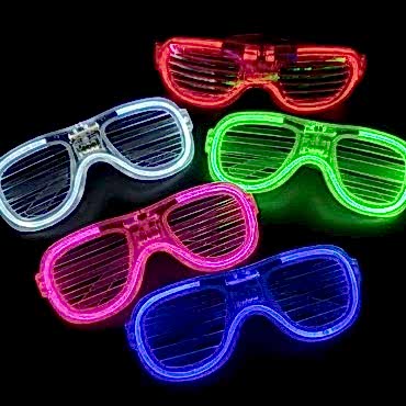 Glow Model Led Işıklı Parti Gözlüğü 5 Adet