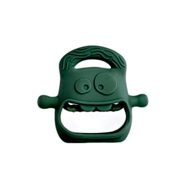 Koyu Yeşil Bebek Silikon Diş Kaşıyıcı 
