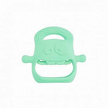 Açık Yeşil Bebek Silikon Diş Kaşıyıcı   