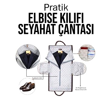 Pratik Elbise Kılıfı Seyahat Çantası